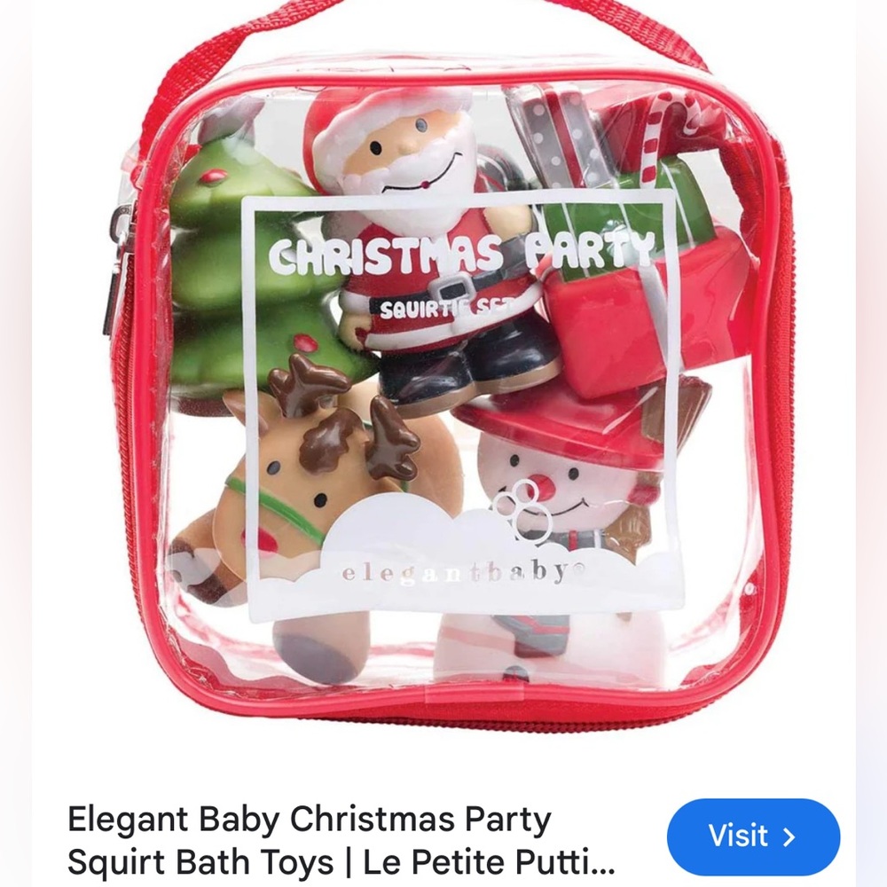 Christmas Party Bath Toy Collection